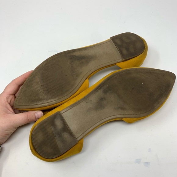 Torrid | Mustard Yellow Bow Ballet Flats Size 12W - Picture 6 of 8